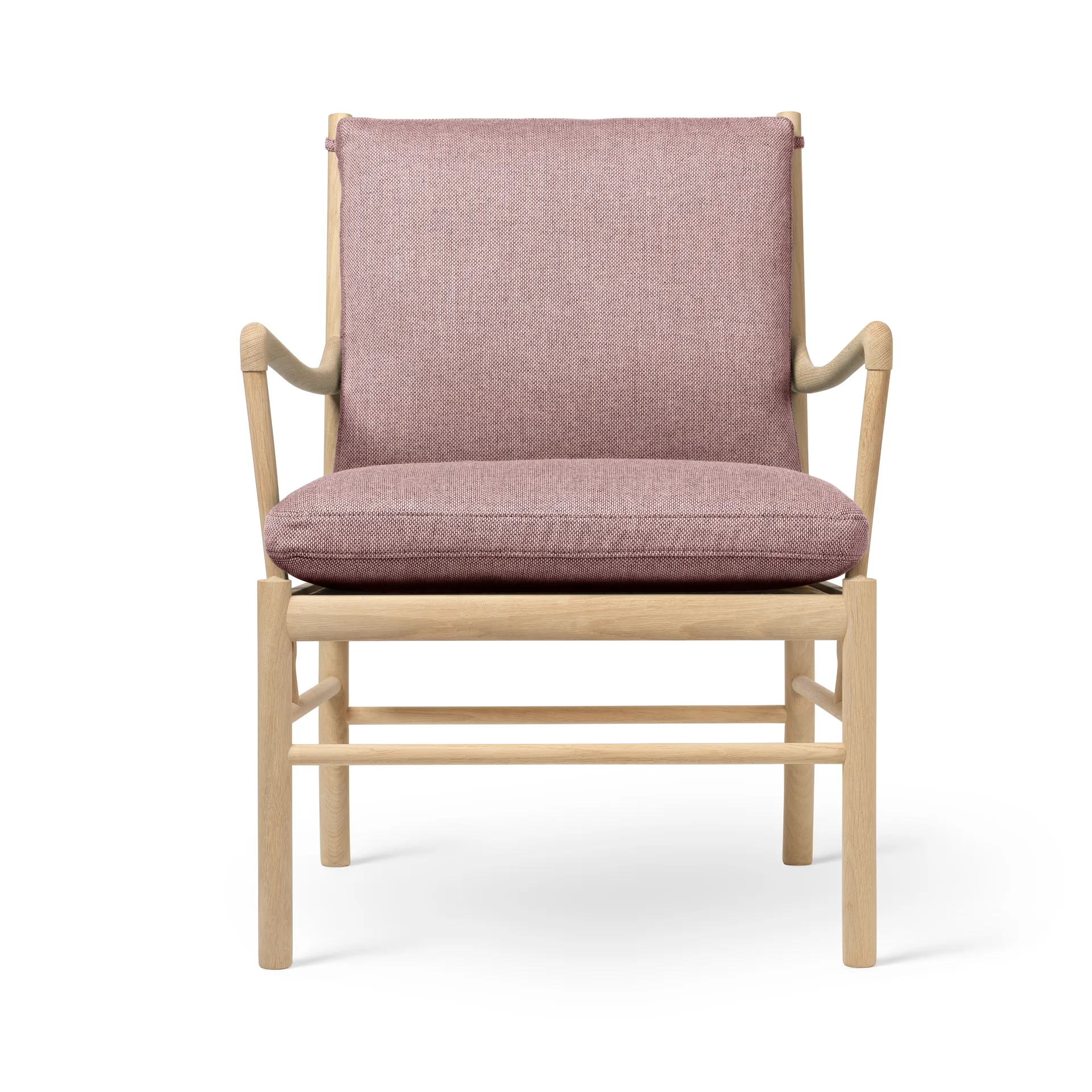 OW149 Colonial chair fåtölj, Re-wool 0648-såpad ek Carl Hansen & Søn