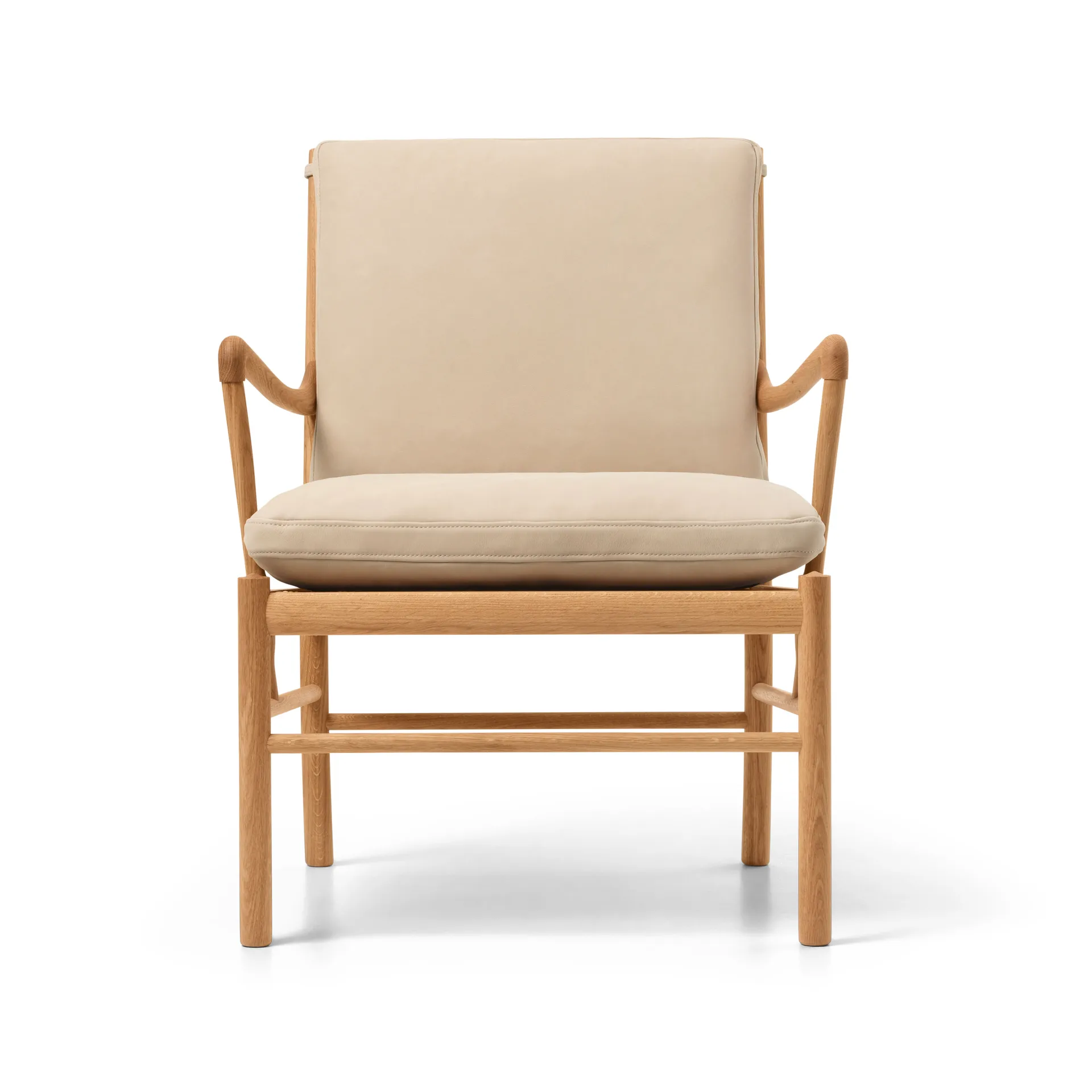 OW149 Colonial chair fåtölj, Terra 20365-oljad ek Carl Hansen & Søn