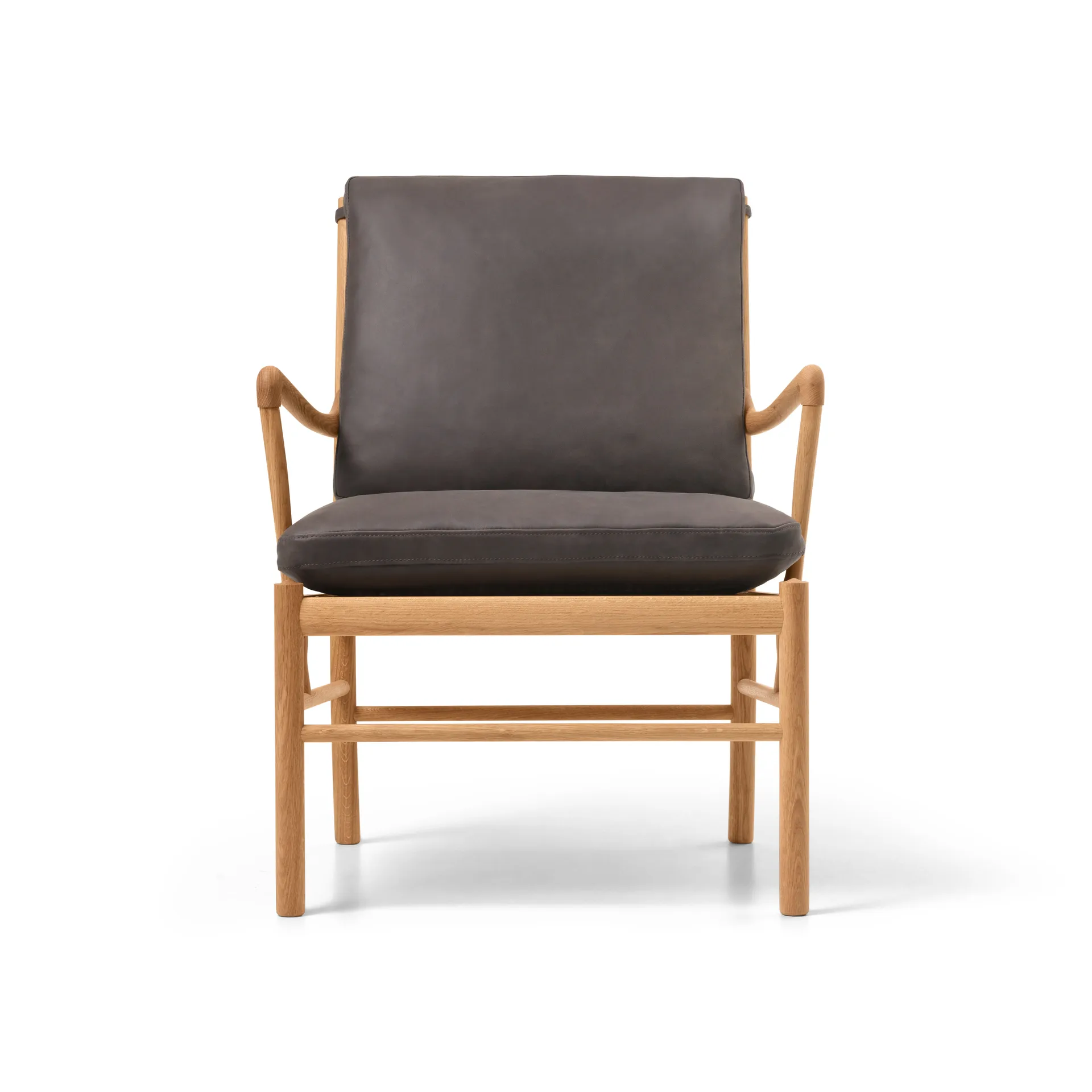 OW149 Colonial chair fåtölj, Terra 20367-oljad ek Carl Hansen & Søn