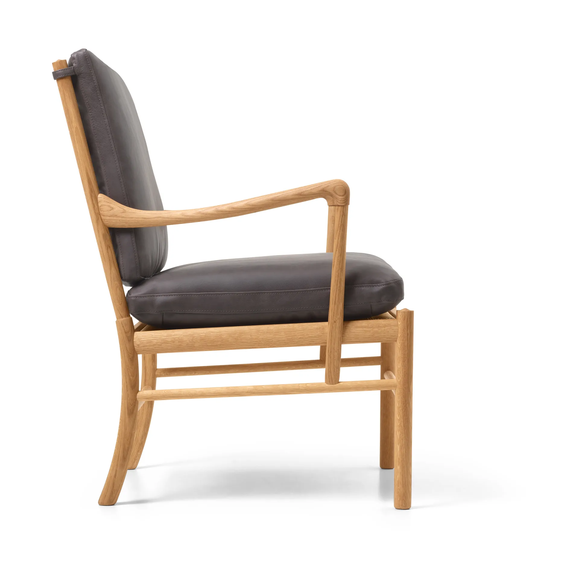 OW149 Colonial chair fåtölj, Terra 20367-oljad ek Carl Hansen & Søn