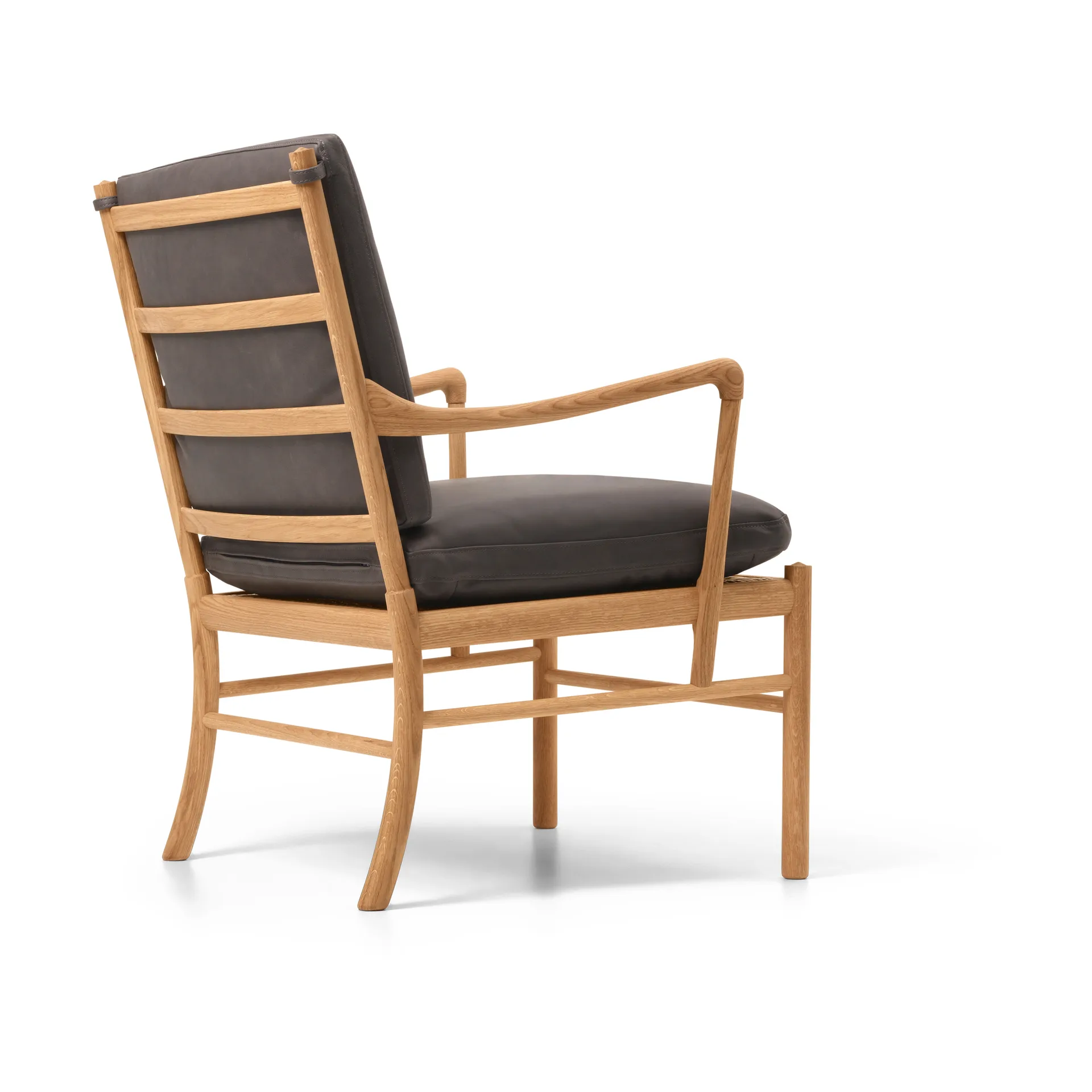 OW149 Colonial chair fåtölj, Terra 20367-oljad ek Carl Hansen & Søn