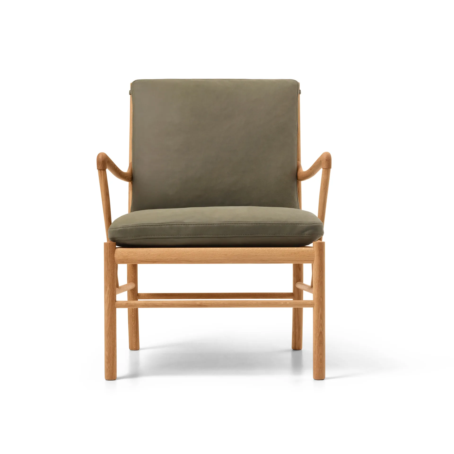 OW149 Colonial chair fåtölj, Terra 20368-oljad ek Carl Hansen & Søn