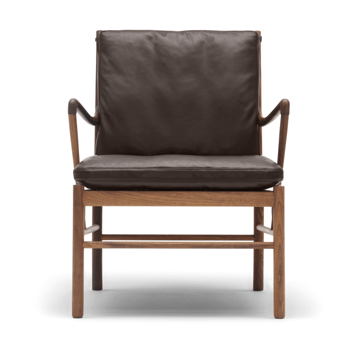 OW149 Colonial chair fåtölj - Thor 301 läder-oljad valnöt - Carl Hansen & Søn