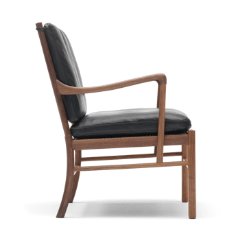 OW149 Colonial chair fåtölj - Thor 301 läder-oljad valnöt - Carl Hansen & Søn