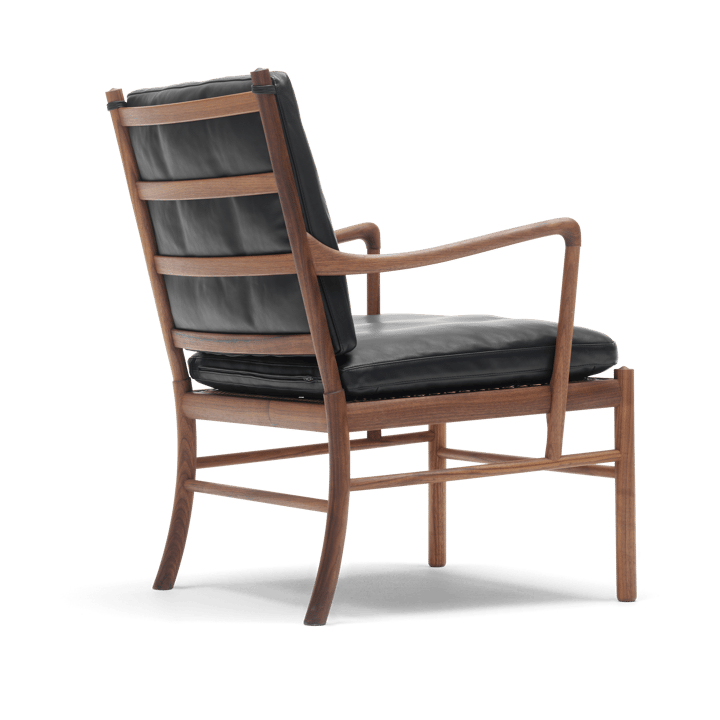 OW149 Colonial chair fåtölj, Thor 301 läder-oljad valnöt Carl Hansen & Søn