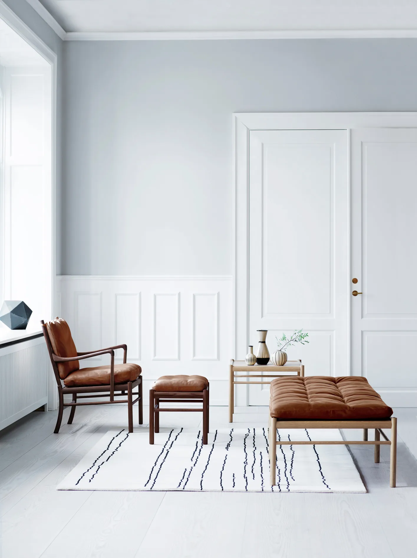 OW149 Colonial chair fåtölj, Thor 307-såpad ek Carl Hansen & Søn