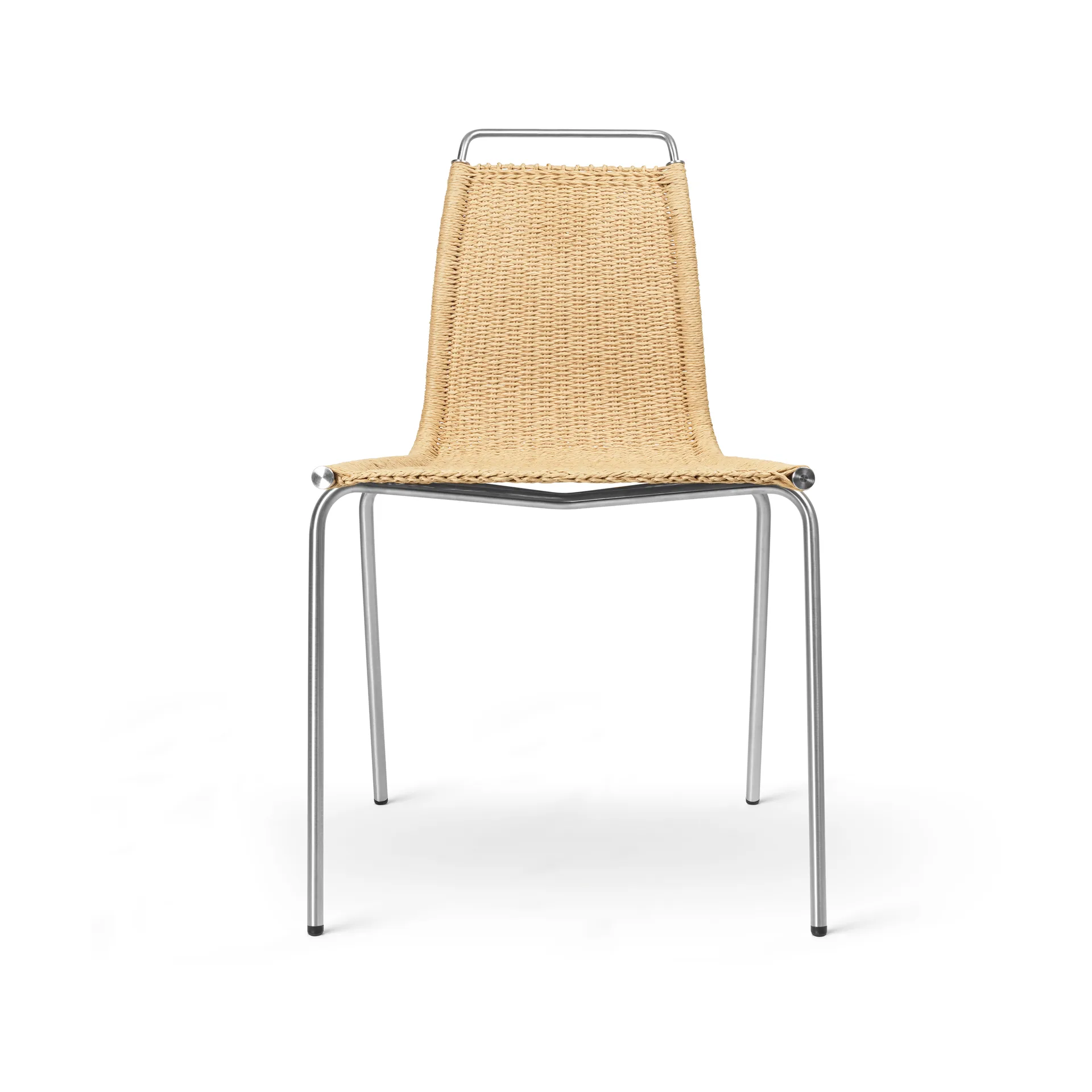 PK1 stol, Natur-rostfritt stål Carl Hansen & Søn