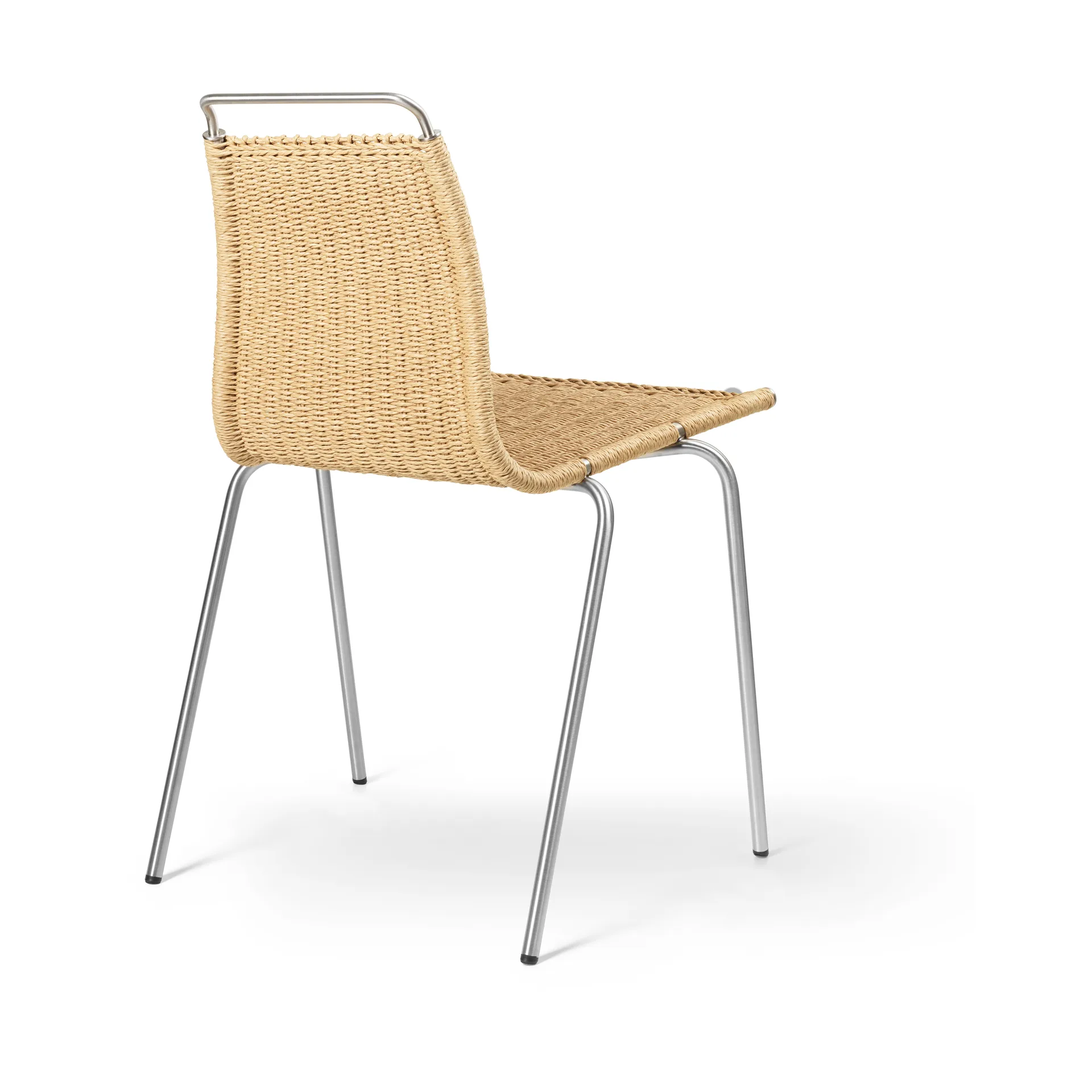 PK1 stol, Natur-rostfritt stål Carl Hansen & Søn