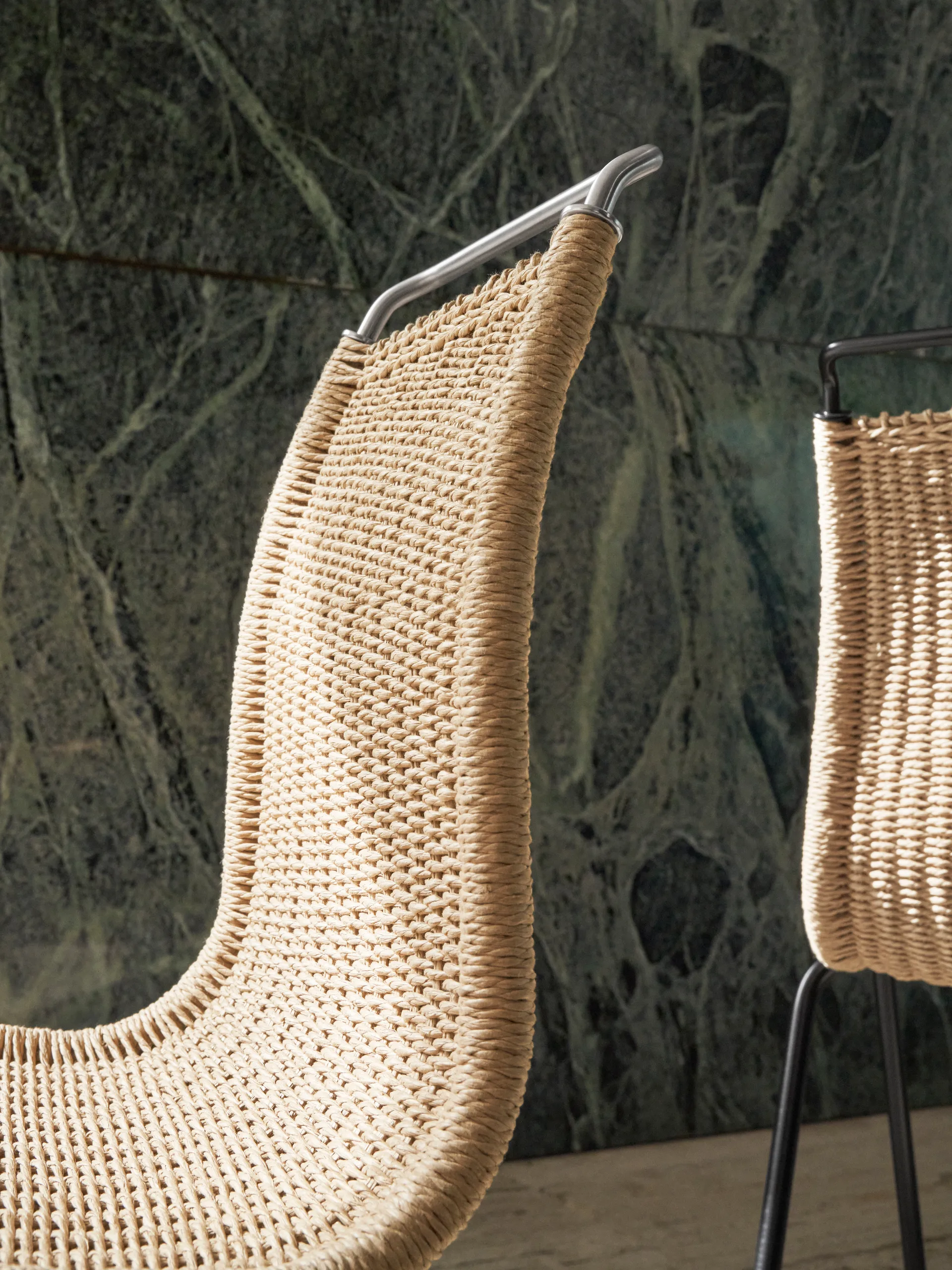 PK1 stol, Natur-rostfritt stål Carl Hansen & Søn