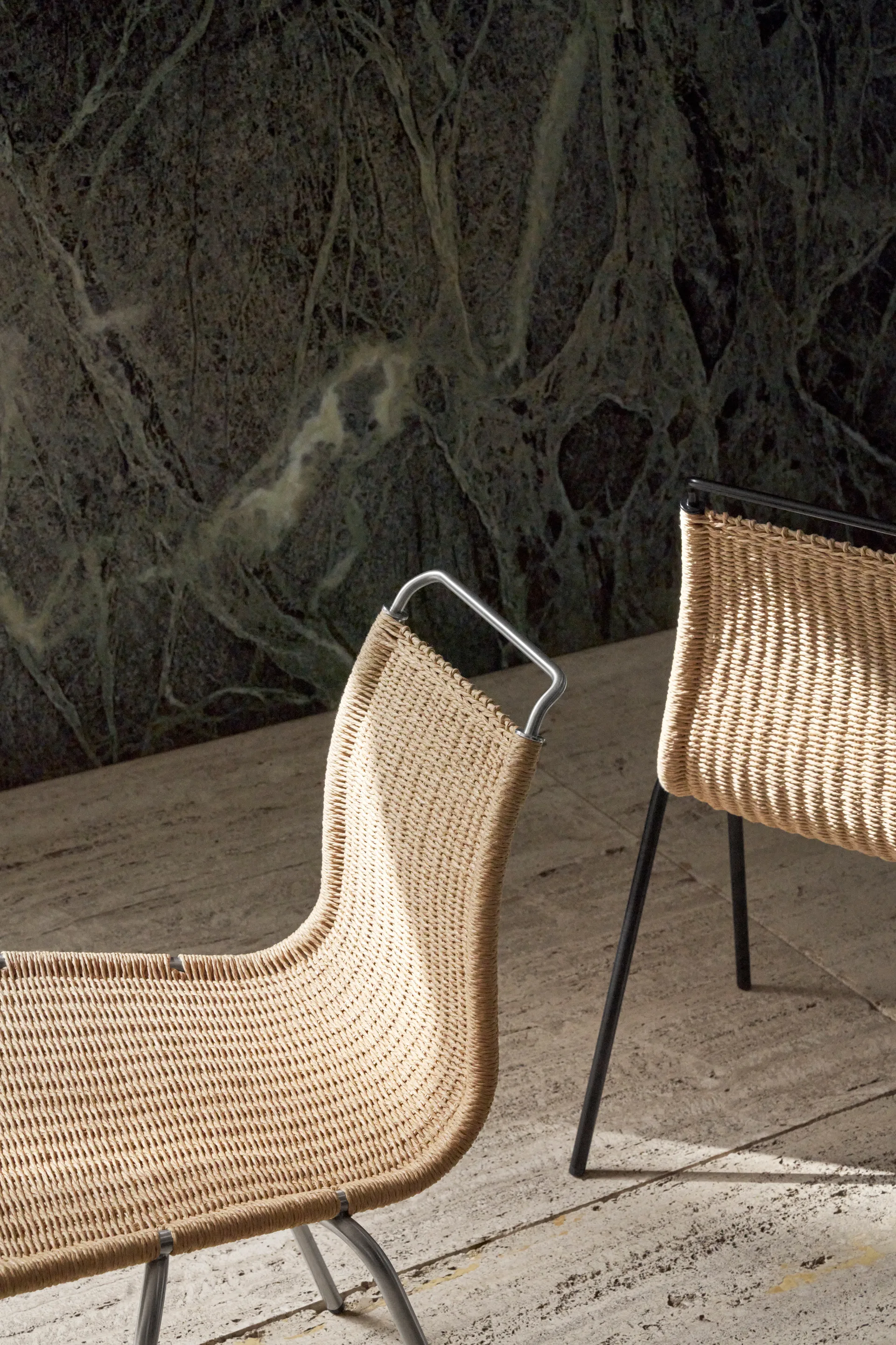 PK1 stol, Natur-rostfritt stål Carl Hansen & Søn