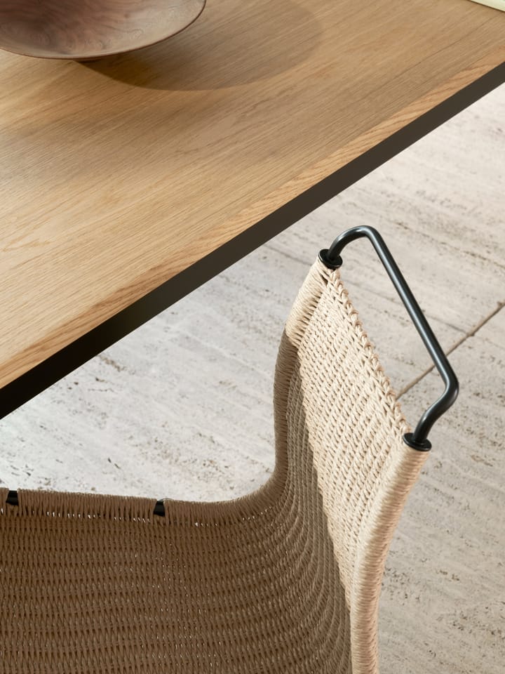 PK1 stol, Natur-svart Carl Hansen & Søn