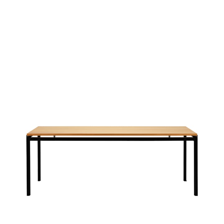 PK52 Professorbordet matbord svartlackat stål - Klarlackad ek - Carl Hansen & Søn