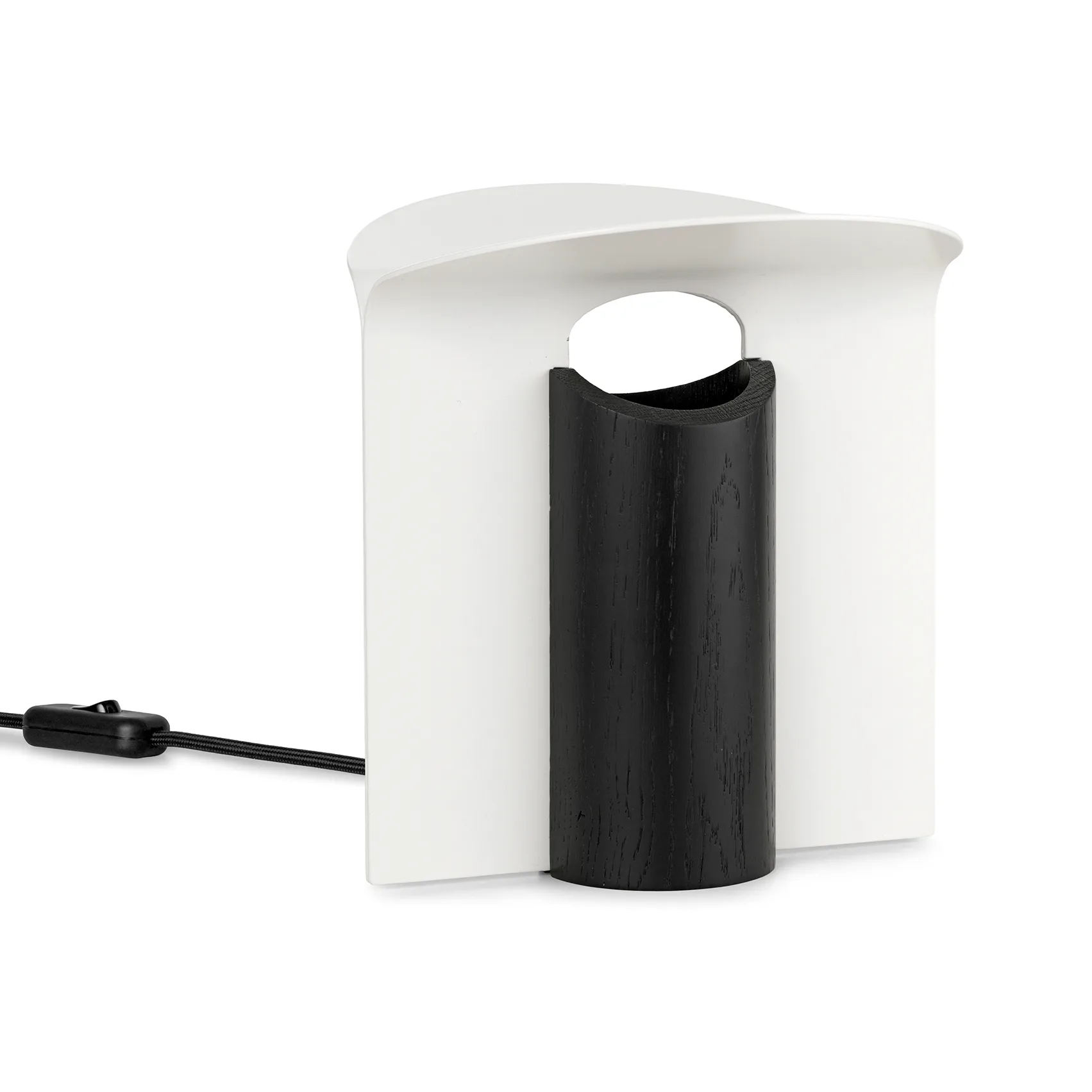 RF200 Petal bordslampa, Black oak-white,  Carl Hansen & Søn
