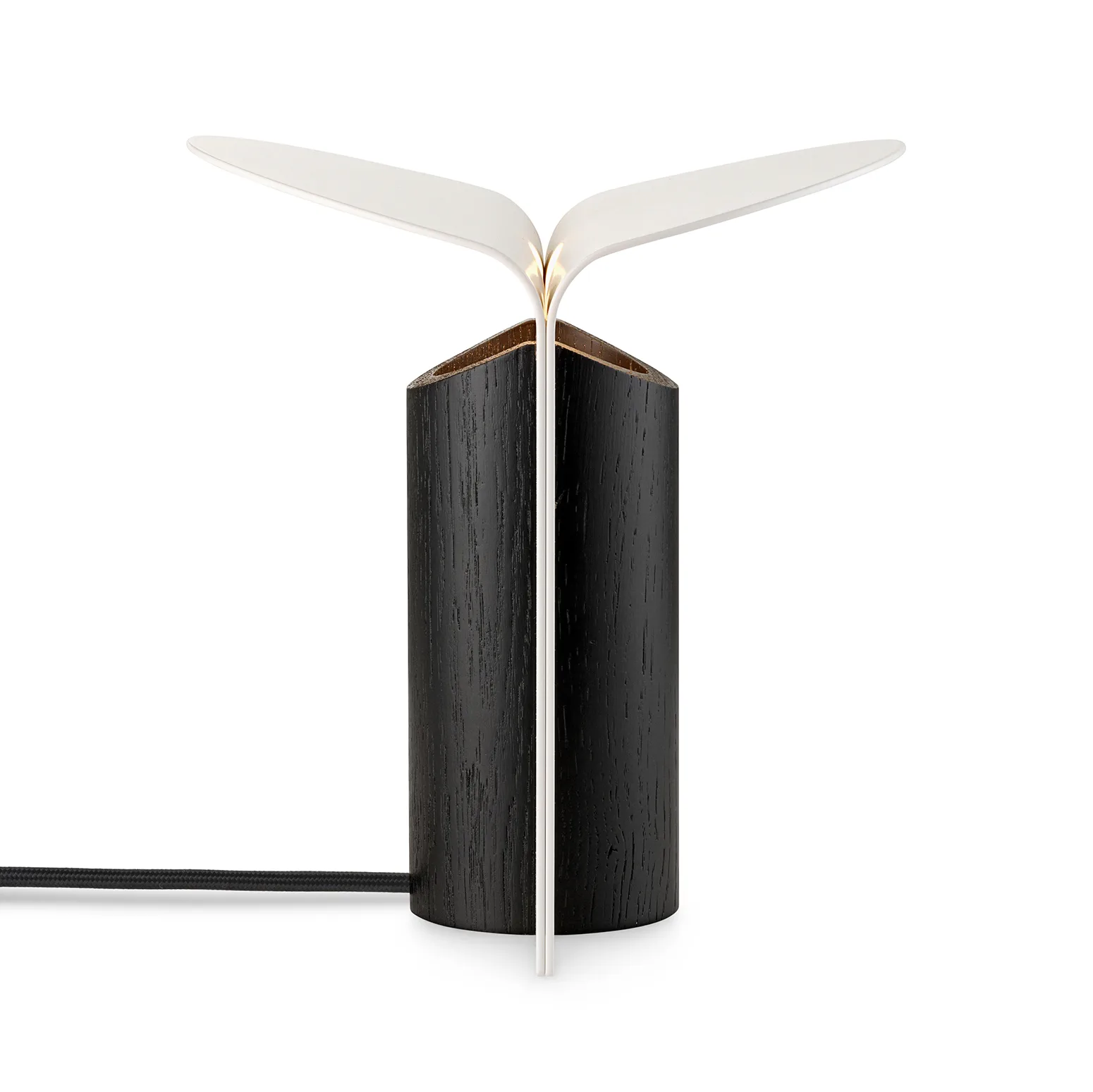 RF200 Petal bordslampa, Black oak-white,  Carl Hansen & Søn