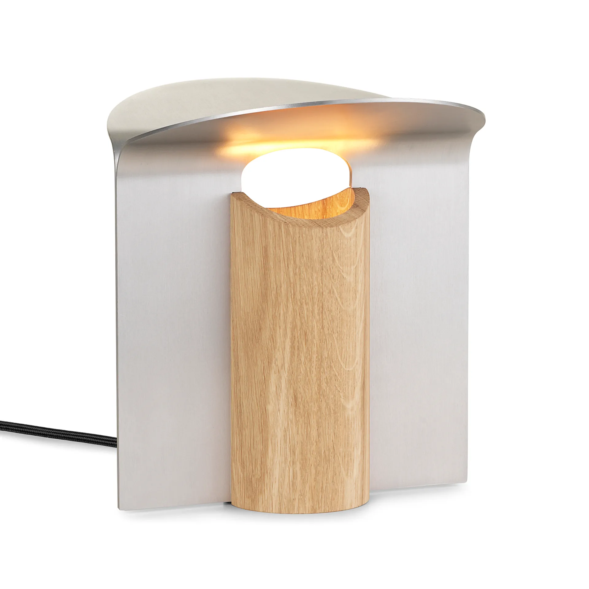 RF200 Petal bordslampa, Oiled oak-aluminium,  Carl Hansen & Søn