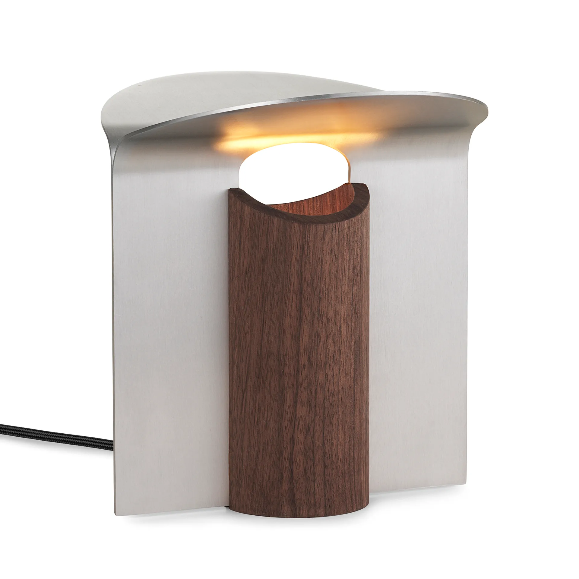 RF200 Petal bordslampa, Oiled walnut-aluminium,  Carl Hansen & Søn