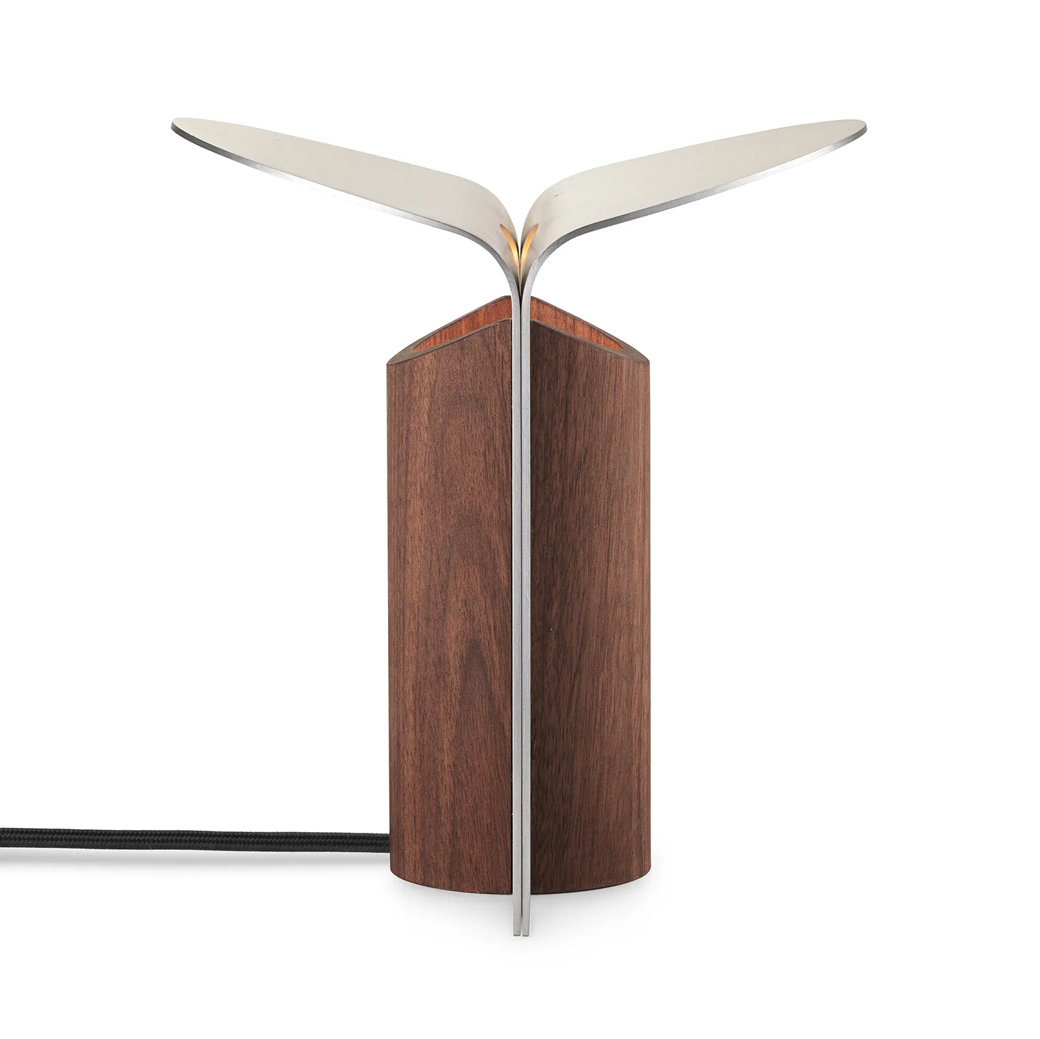 RF200 Petal bordslampa, Oiled walnut-aluminium,  Carl Hansen & Søn