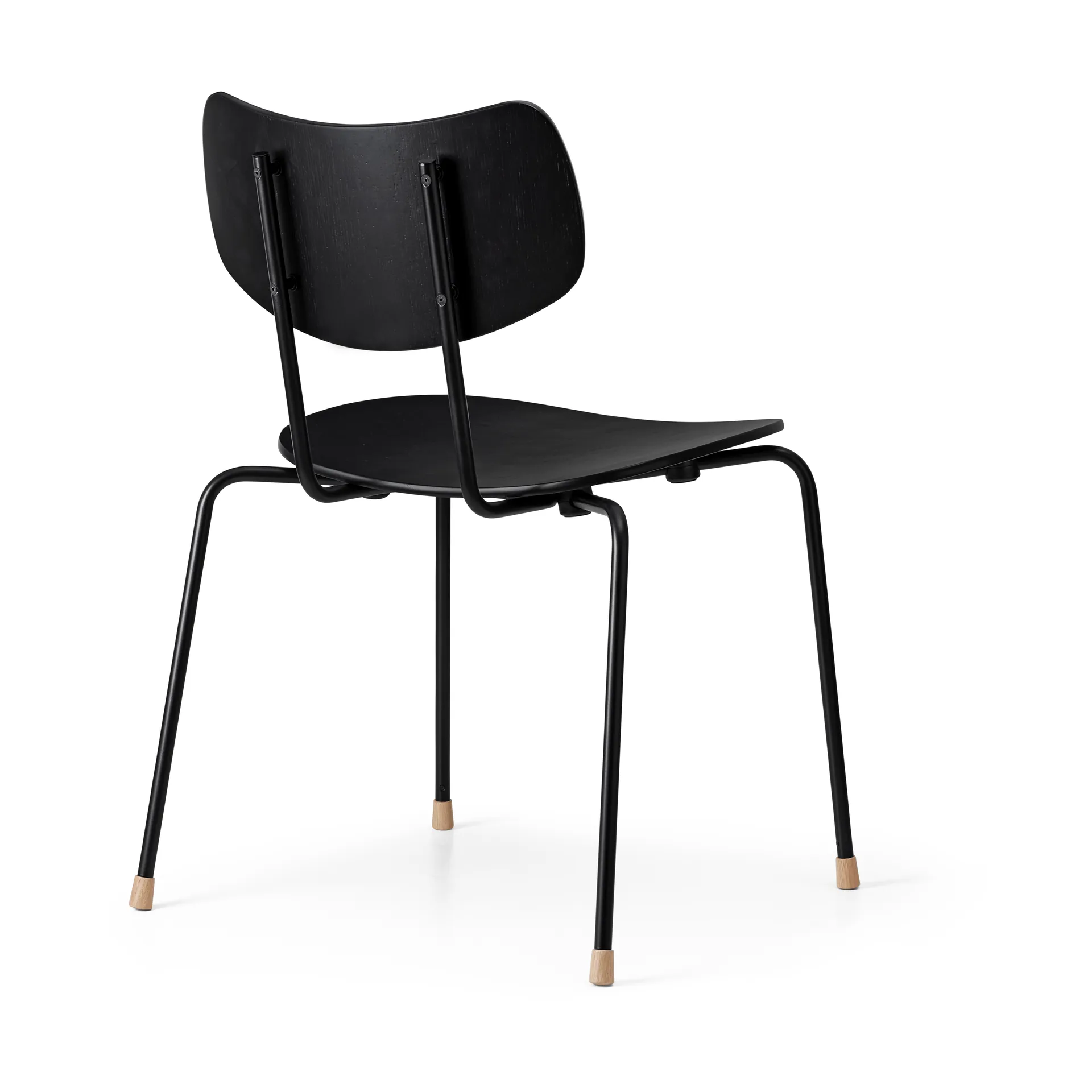 VLA26T Vega stol, Svartlackad ek-svart Carl Hansen & Søn