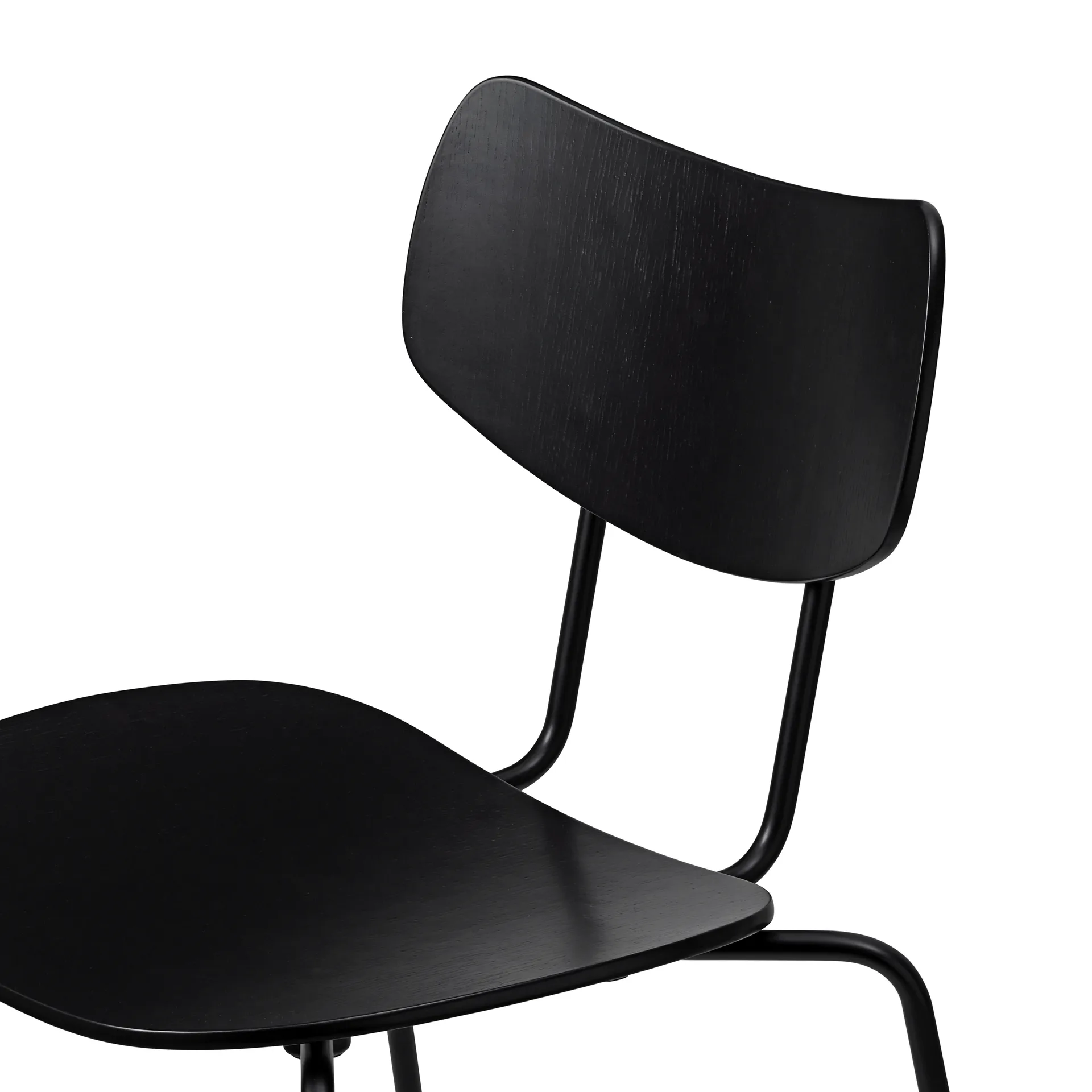 VLA26T Vega stol, Svartlackad ek-svart Carl Hansen & Søn