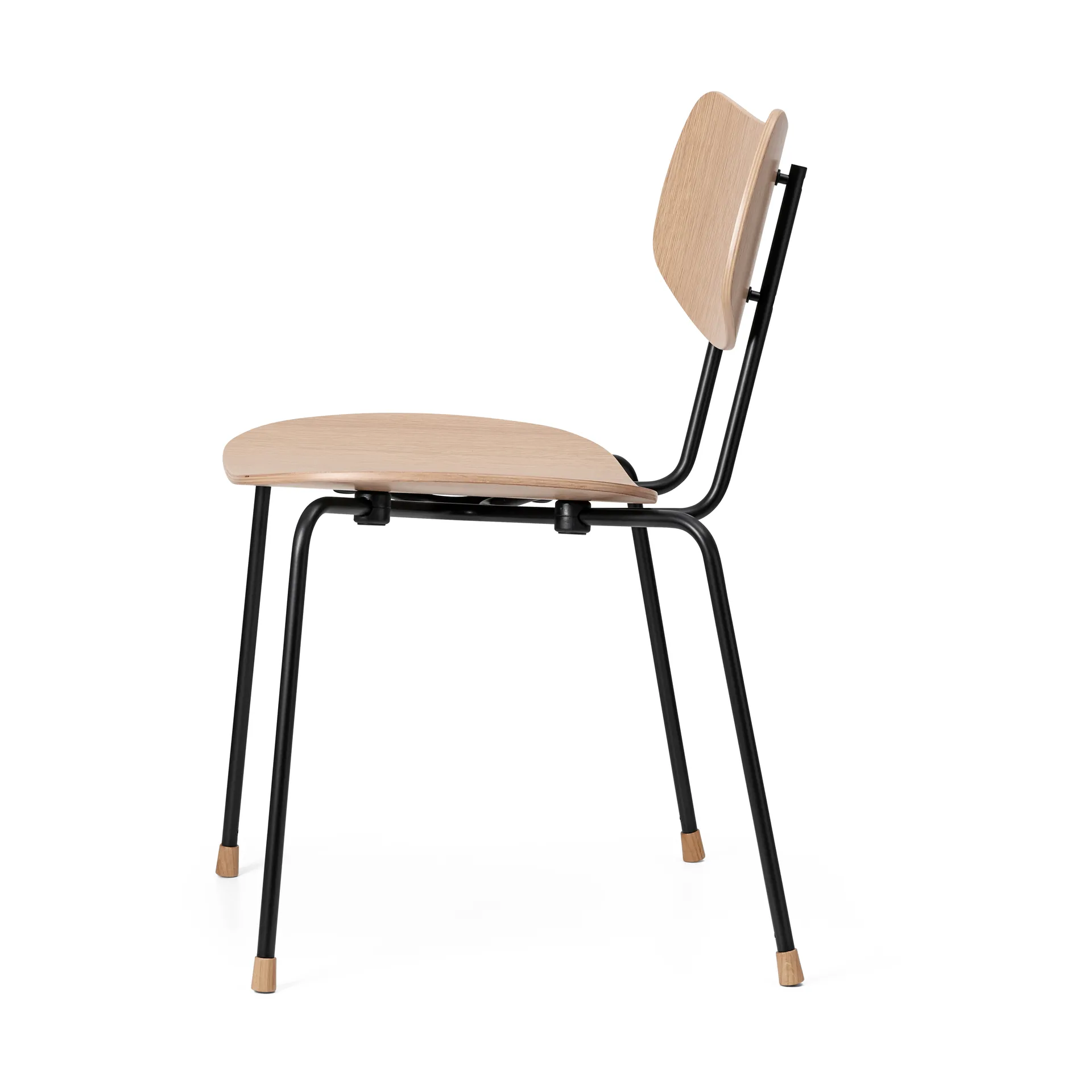 VLA26T Vega stol, Vitoljad ek-svart Carl Hansen & Søn
