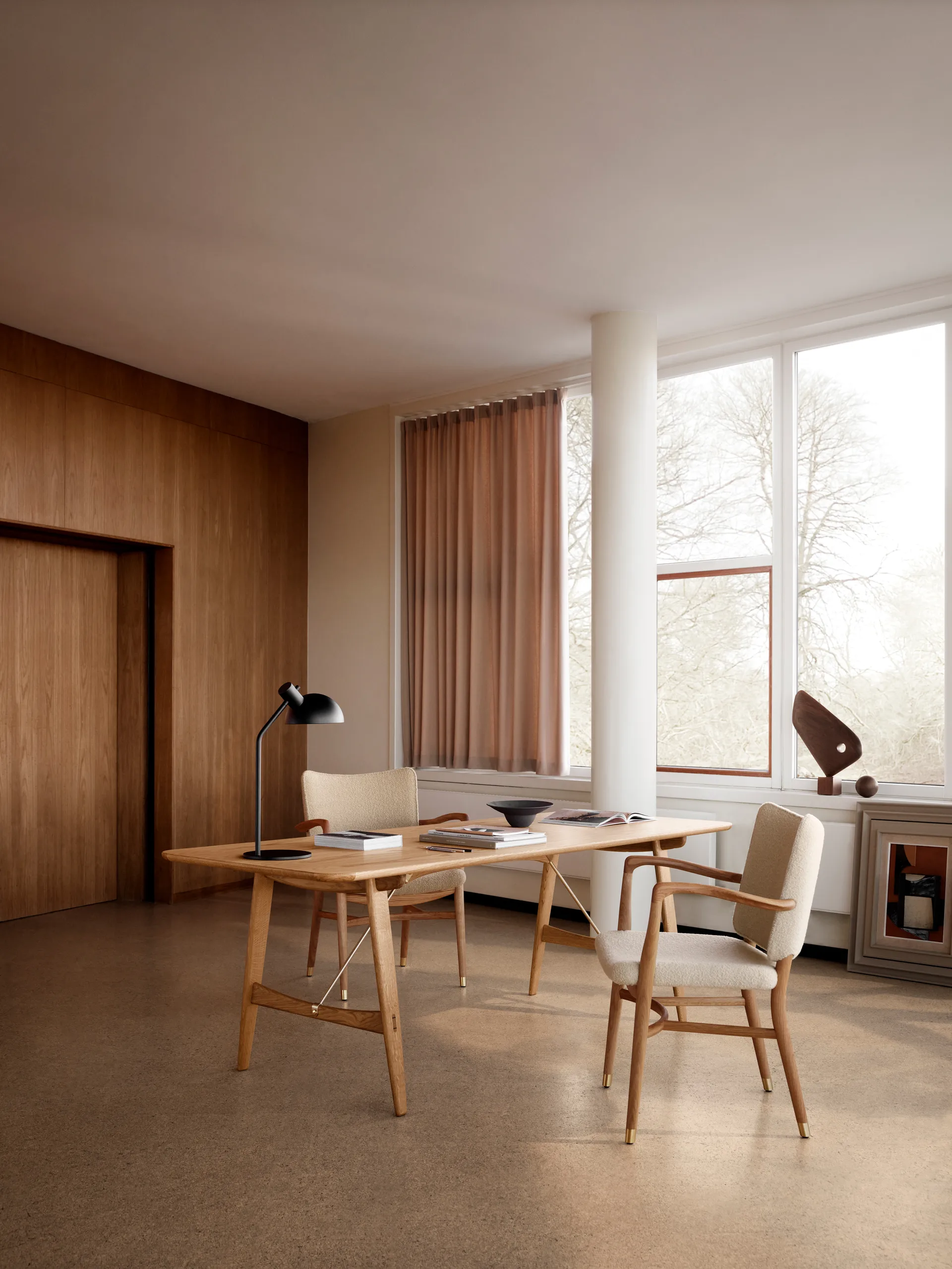 VLA61 Monarch chair karmstol, Oljad ek-Baru 0410 Carl Hansen & Søn