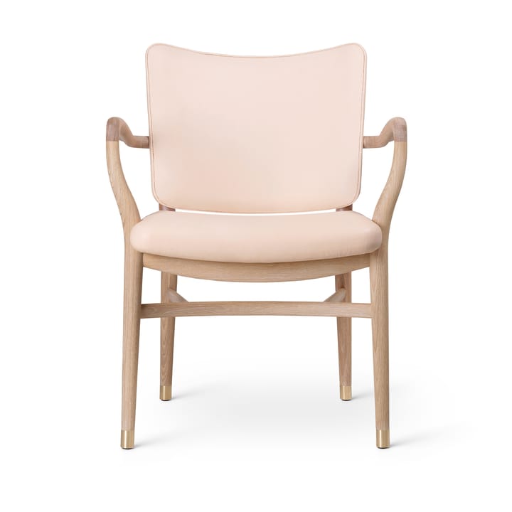 VLA61 Monarch chair karmstol - Oljad ek-Sif 90 läder - Carl Hansen & Søn