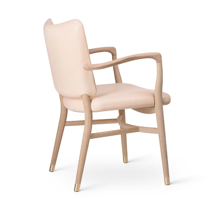 VLA61 Monarch chair karmstol - Oljad ek-Sif 90 läder - Carl Hansen & Søn