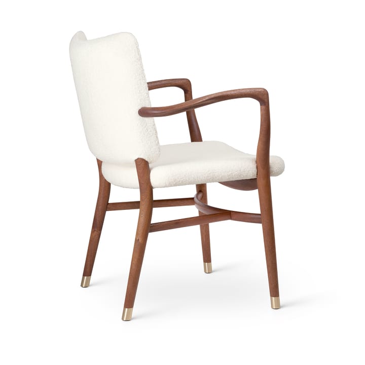 VLA61 Monarch chair karmstol - Oljad mahogny-Baru 0200 - Carl Hansen & Søn