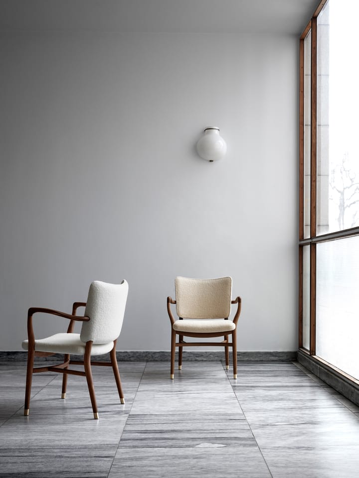 VLA61 Monarch chair karmstol, Oljad mahogny-Baru 0200 Carl Hansen & Søn