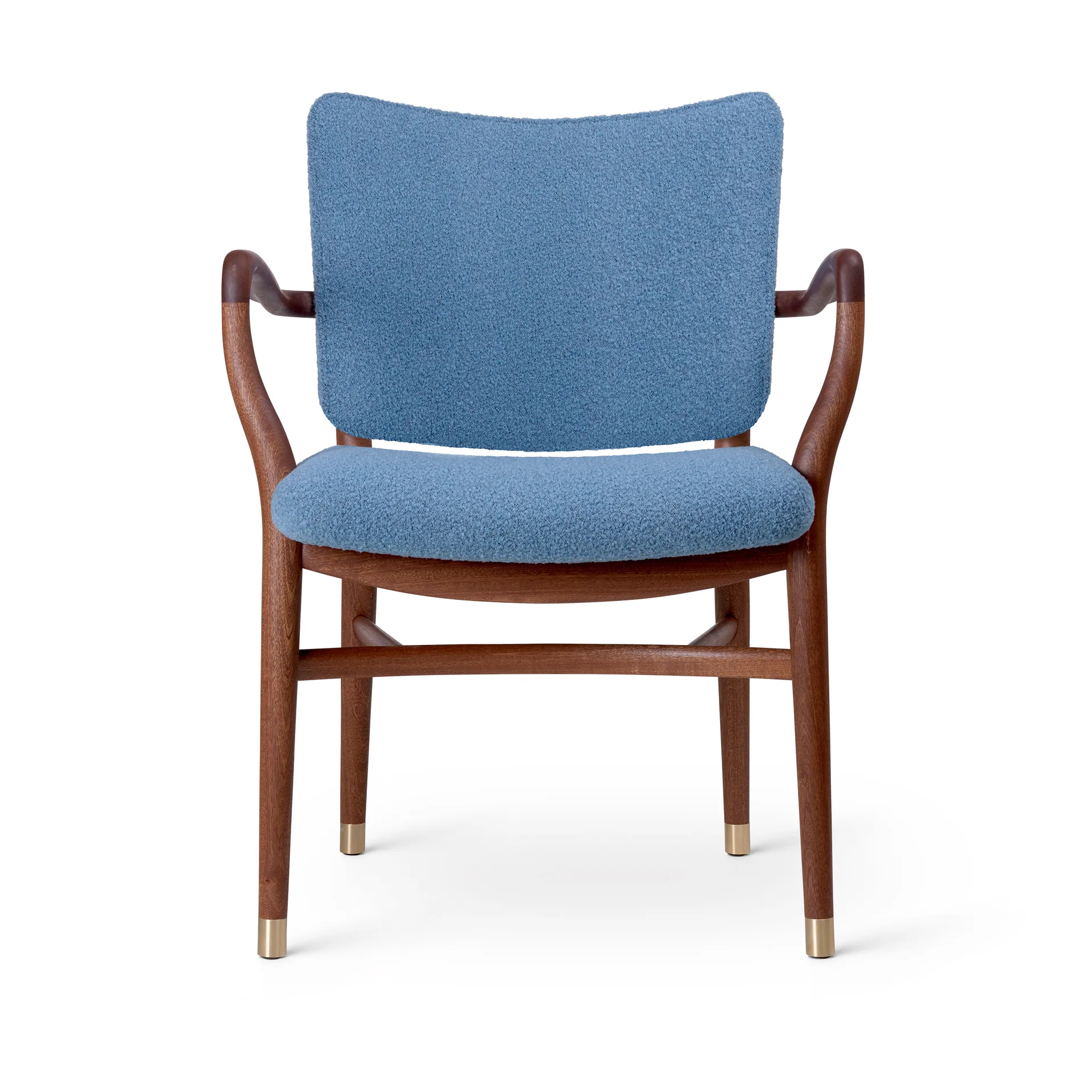 VLA61 Monarch chair karmstol, Oljad mahogny-Baru 0740 Carl Hansen & Søn