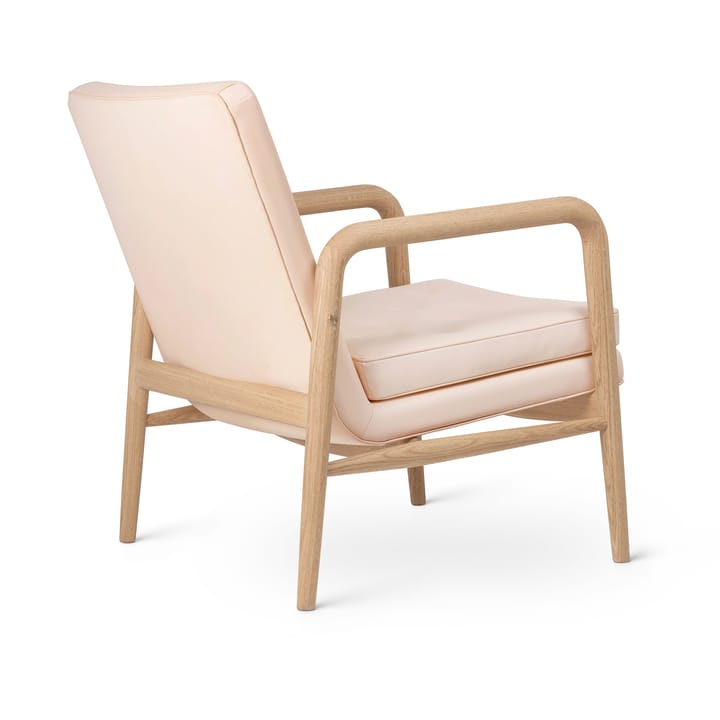 VLA76 Foyer lounge chair, Oljad ek-sif 90 läder Carl Hansen & Søn