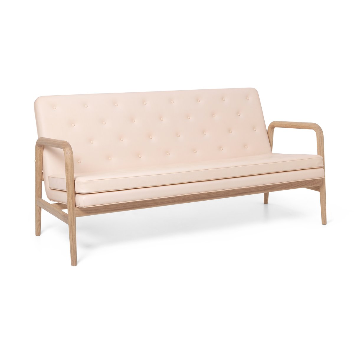 Carl Hansen & Son VLA77 Foyer soffa Oljad ek-sif 90 läder
