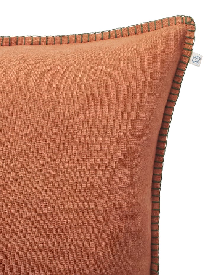 Arun kuddfodral 50x50 cm, Terracotta-forest green Chhatwal & Jonsson