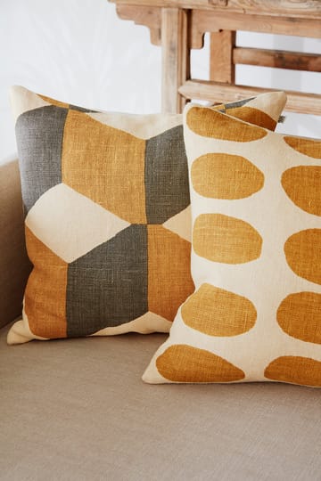 Asim kuddfodral 50x50 cm - Light beige-spicy yellow - Chhatwal & Jonsson
