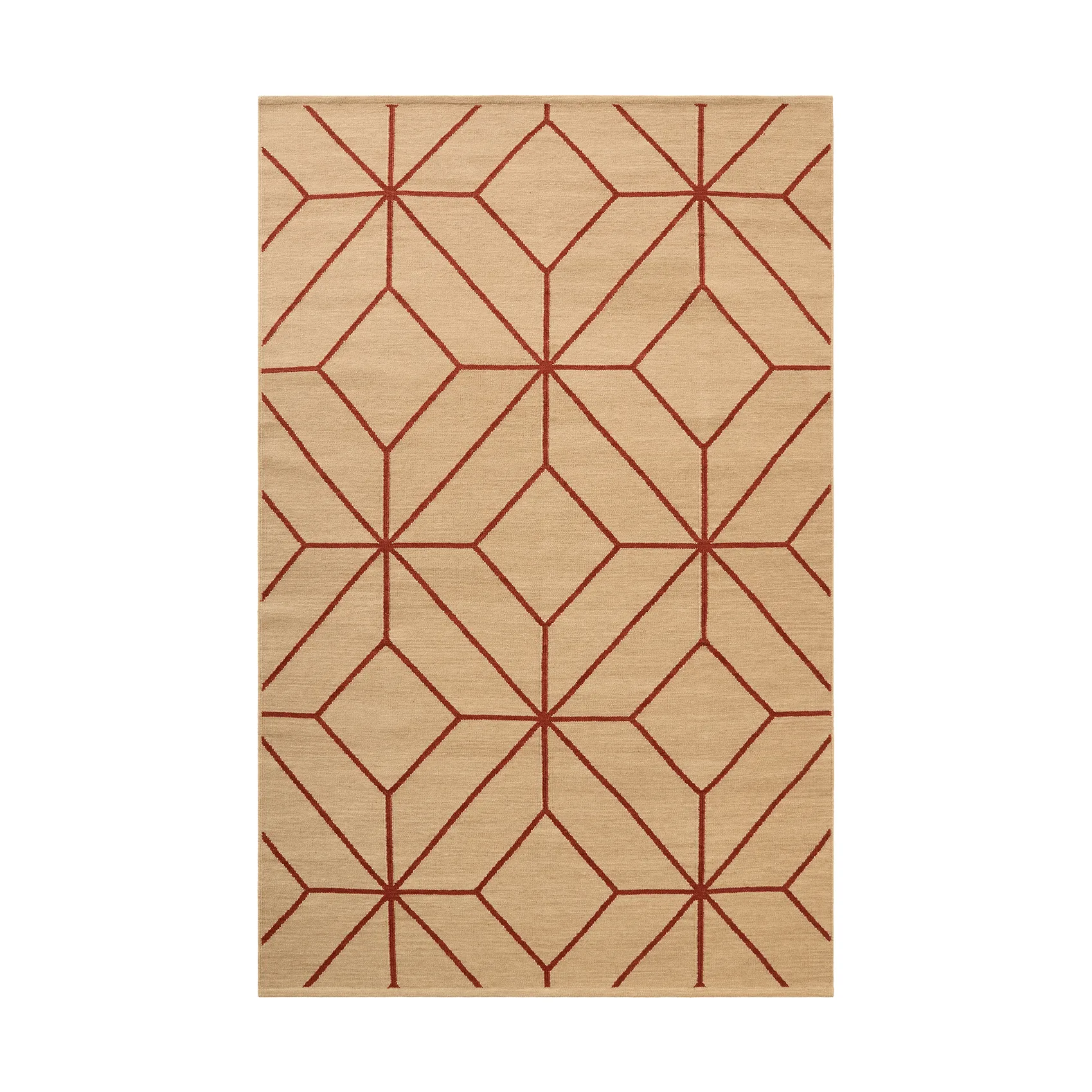 Ayur matta, Beige-Rust, 320x230 cm Chhatwal & Jonsson