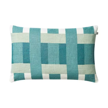Benaras kuddfodral - Heaven blue-aqua-palace blue, 40x60 cm - Chhatwal & Jonsson