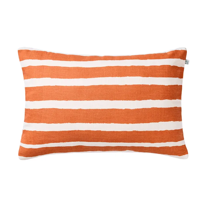 Block Stripe utomhuskudde 40x60 cm - Apricot orange-off white - Chhatwal & Jonsson