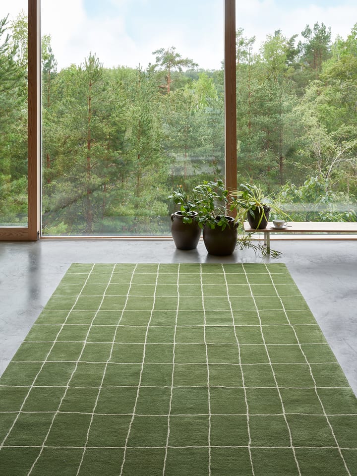 Chakra matta, Cactus green-khaki, 180x270 cm Chhatwal & Jonsson