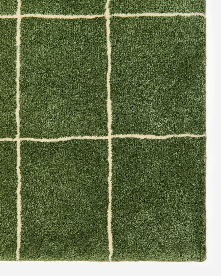 Chakra matta - Cactus green-khaki, 230x320 cm - Chhatwal & Jonsson