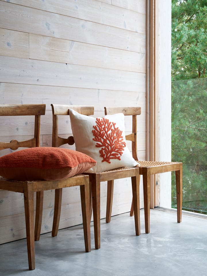 Coral kuddfodral 50x50 cm, Orange Chhatwal & Jonsson
