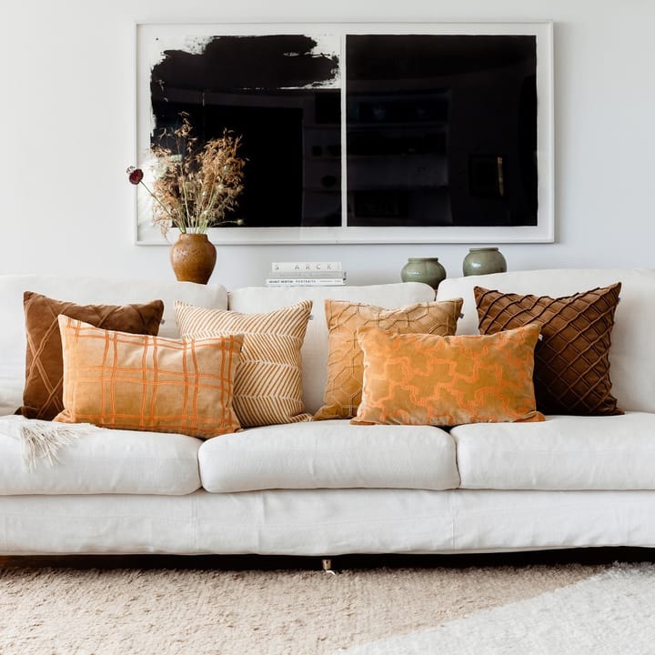 Deva kuddfodral 50x50 cm, Cognac Chhatwal & Jonsson