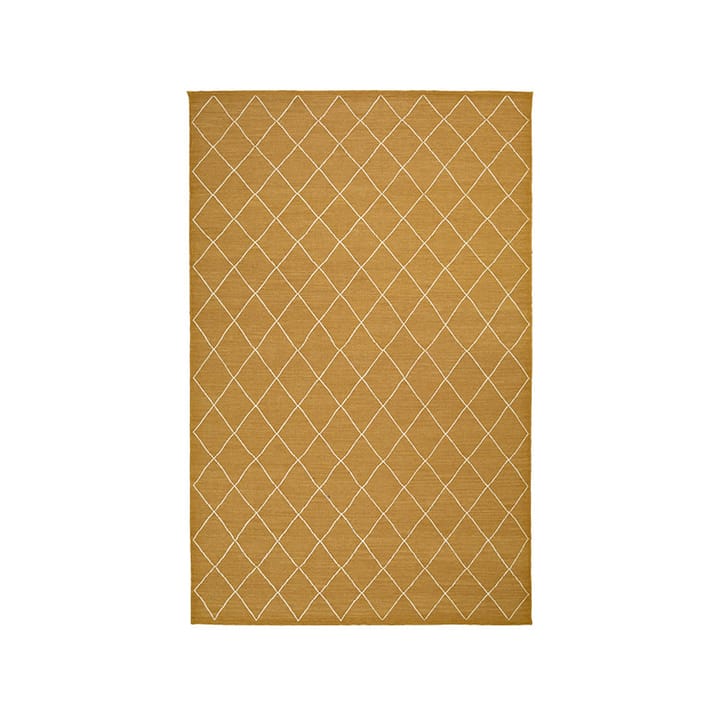 Diamond matta - Masala yellow/off white, 230x336 cm - Chhatwal & Jonsson