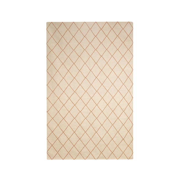 Diamond matta, Off white/orange, 230x336 cm Chhatwal & Jonsson