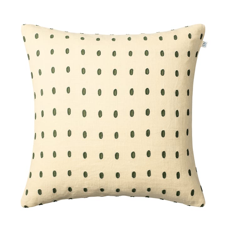 Drop kuddfodral 50x50 cm - Beige-green-green - Chhatwal & Jonsson