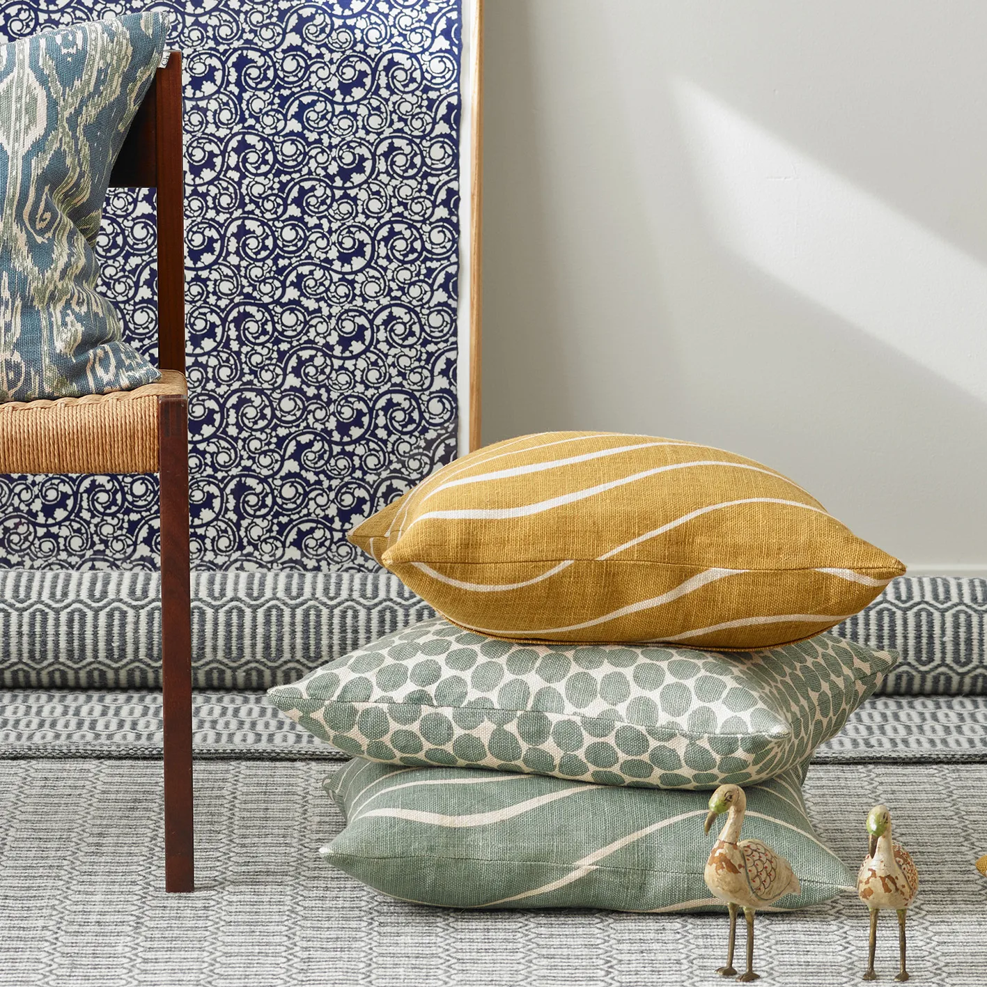 Gaya kuddfodral 50x50 cm, Spicy yellow Chhatwal & Jonsson