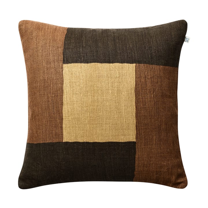 Halo kuddfodral 50x50 cm - Dark Brown-Taupe-Khaki - Chhatwal & Jonsson