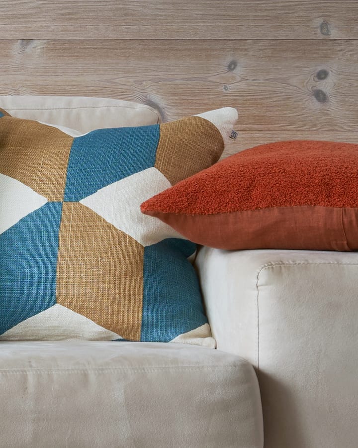 Hawa kuddfodral 50x50 cm, Heaven Blue/Khaki Chhatwal & Jonsson
