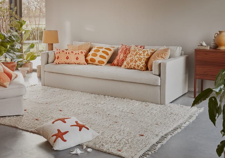 Hawa kuddfodral 50x50 cm, Light beige-apricot-rose Chhatwal & Jonsson