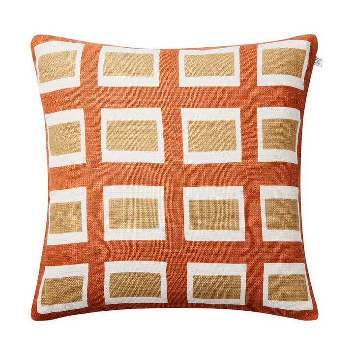 Hira kuddfodral 50x50 cm - Apricot Orange/Khaki - Chhatwal & Jonsson