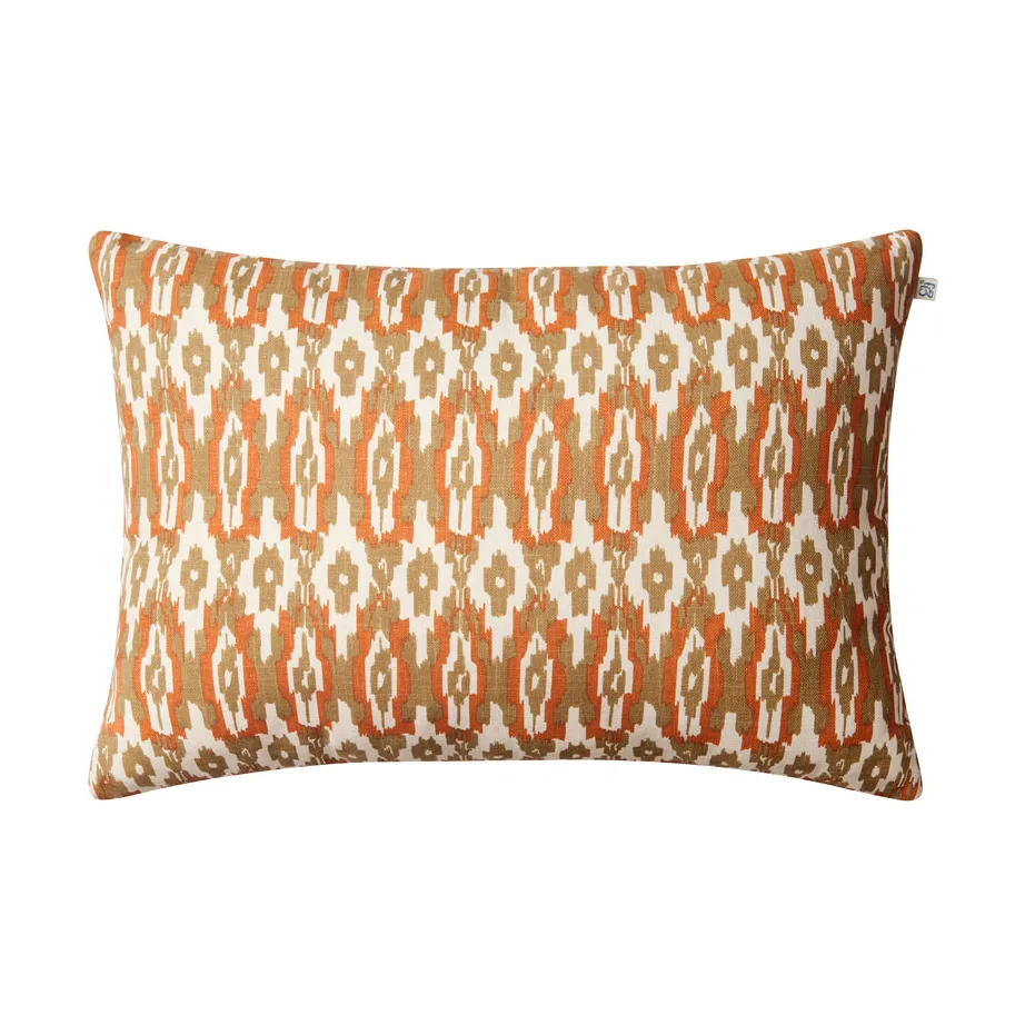 Ikat Delhi Outdoor kudde 40x60 cm, Beige-apricot orange Chhatwal & Jonsson